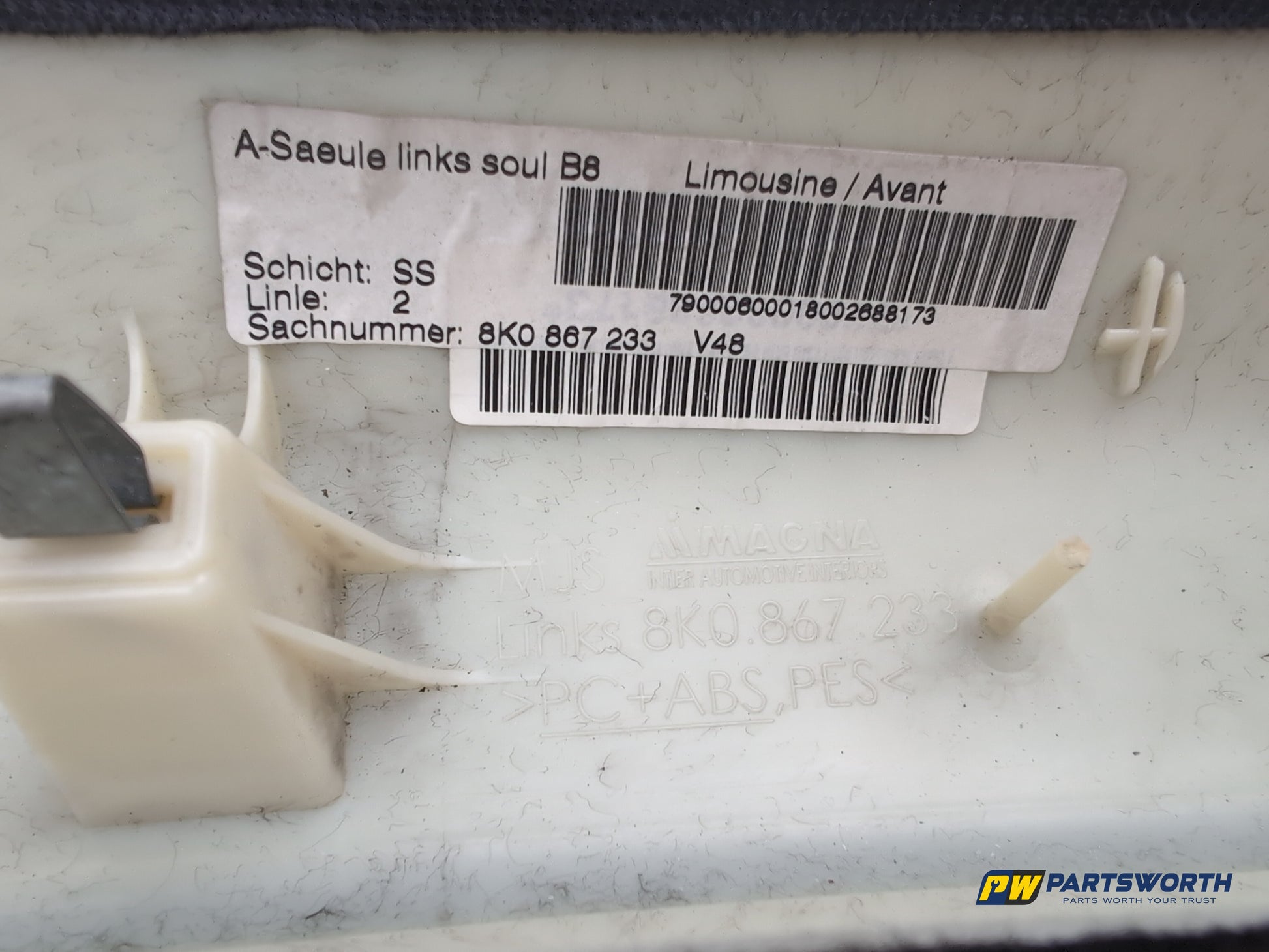 LH A Pillar Trim  6