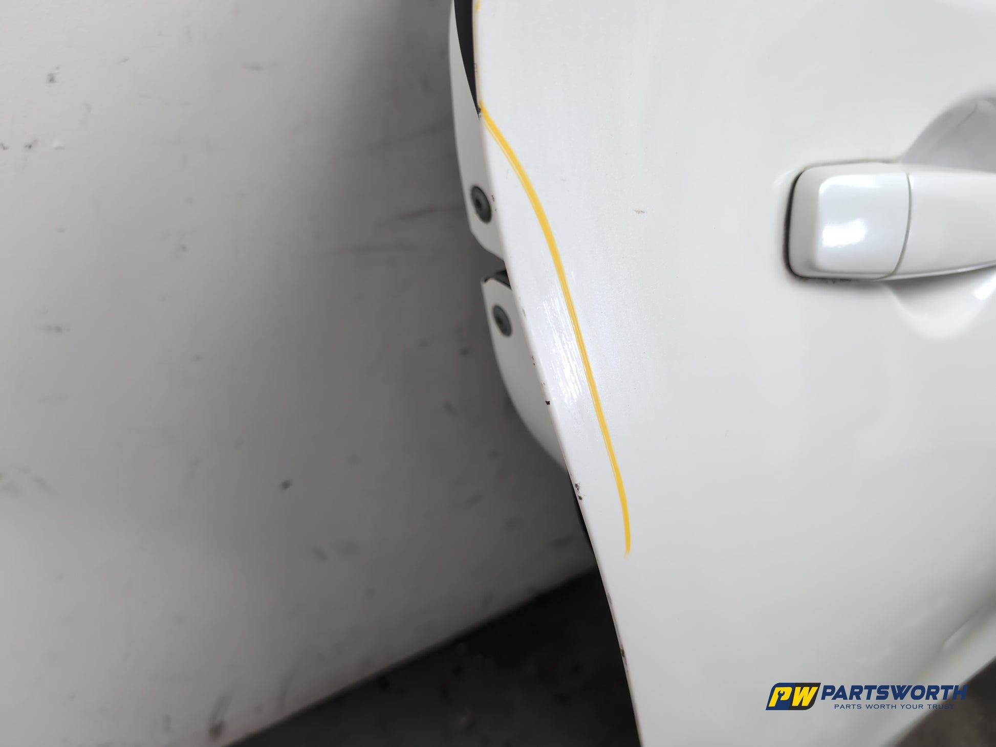 Nissan Pulsar Tekna Dig-T Hatchback Door Rear Rh Driver Side Pearl White Qab - photo 5