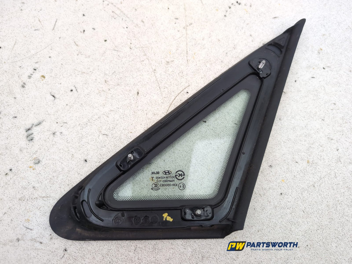 Door Glass Quarter Light Rear LH 5