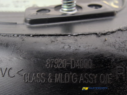 Door Glass Quarter Light Rear RH 10