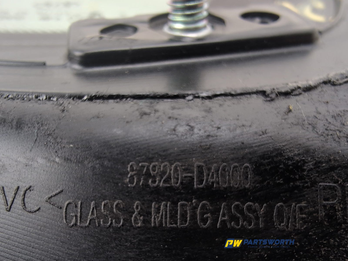 Door Glass Quarter Light Rear RH 5