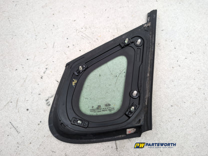 Door Glass Quarter Light Rear LH 10