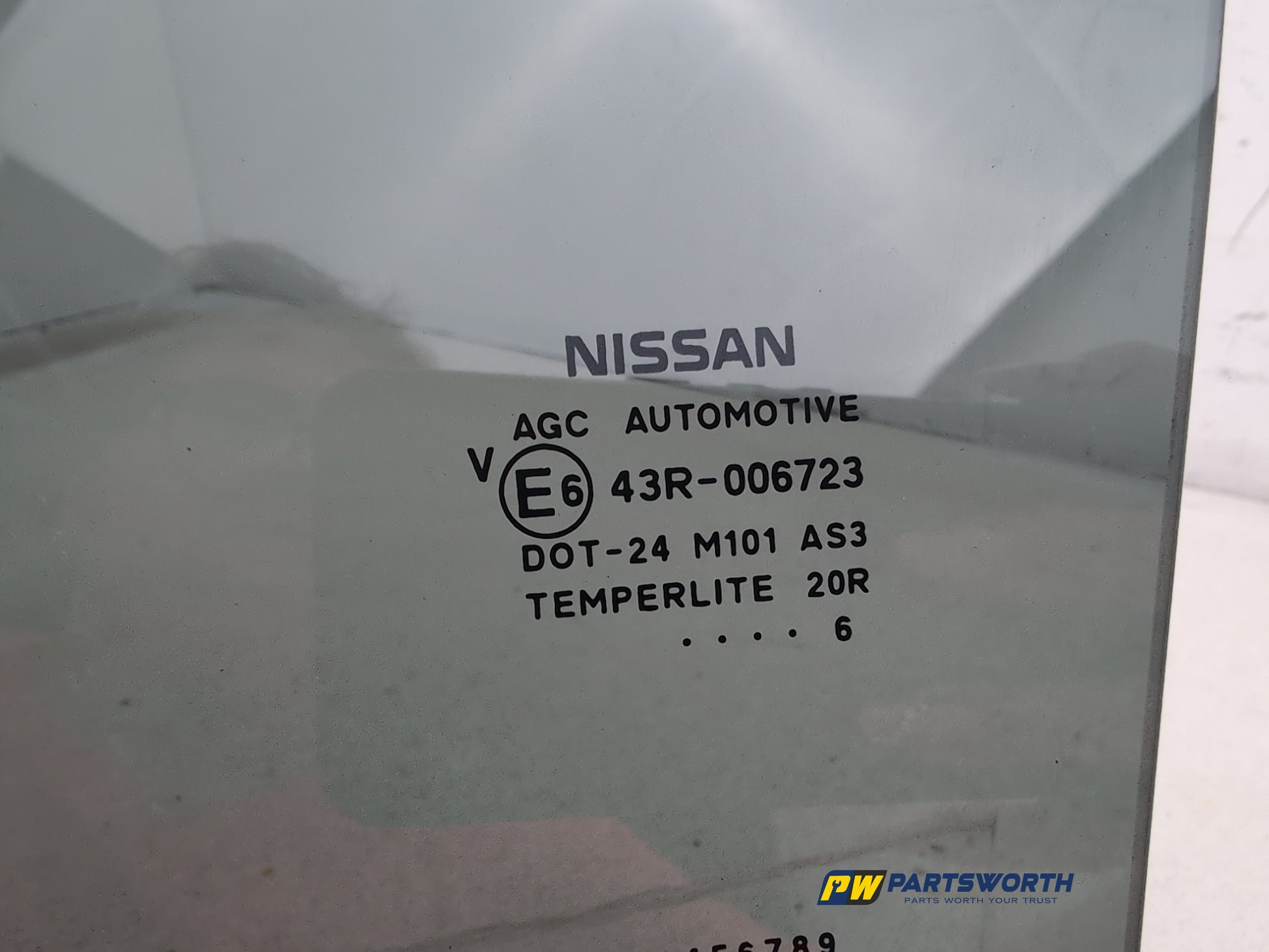Door Glass Rear LH 9
