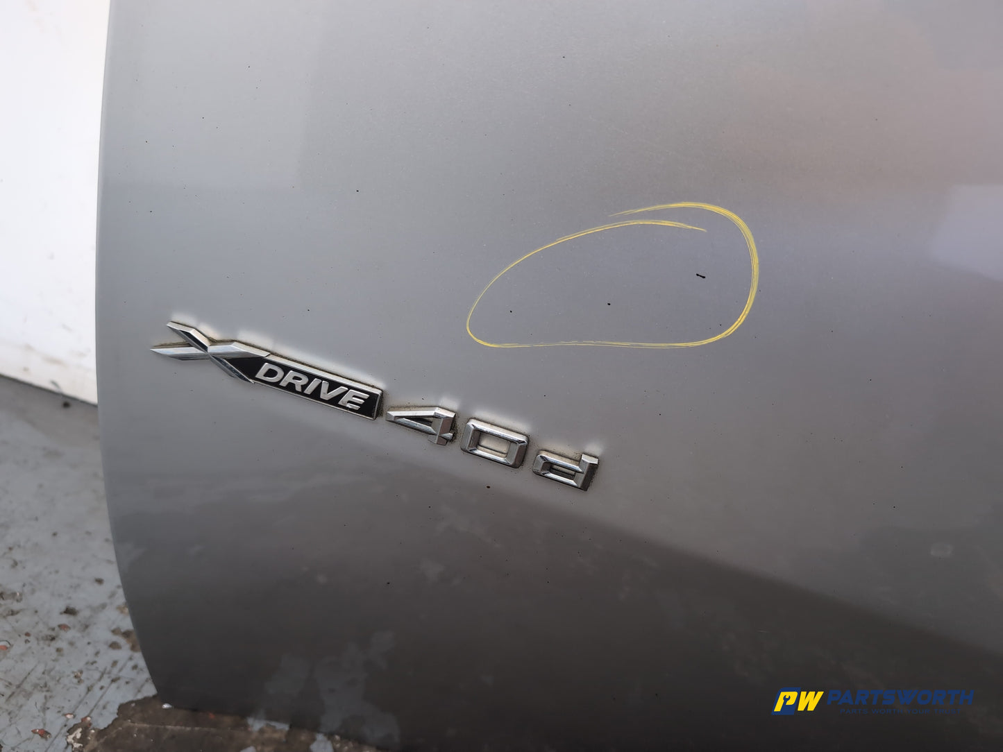Bmw X6 Xdrive 40d E71 Suv Coupe Door Front Passenger Side Titansilber Mettalic - photo 6