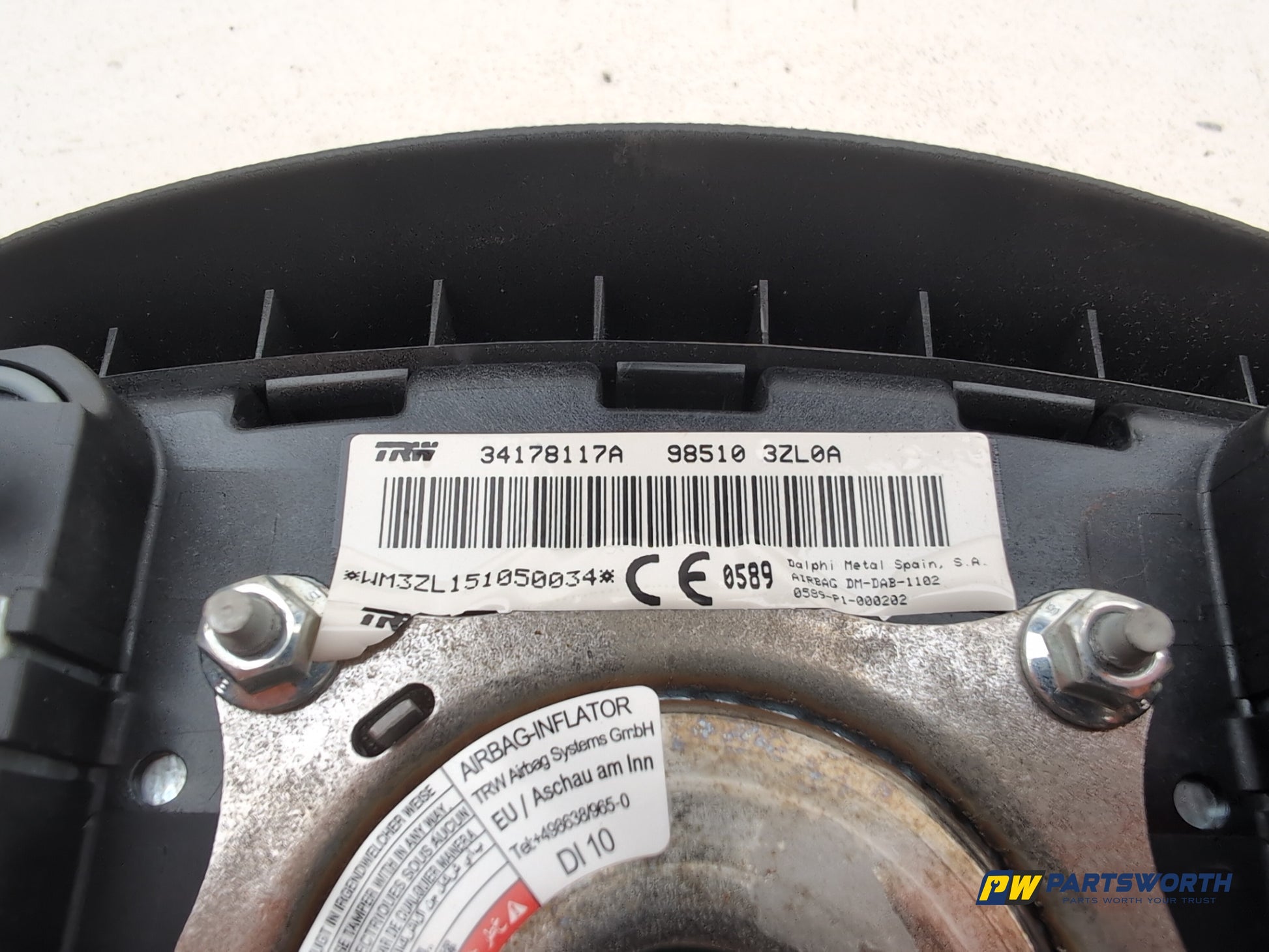 Steering Wheel Airbag Cover 6