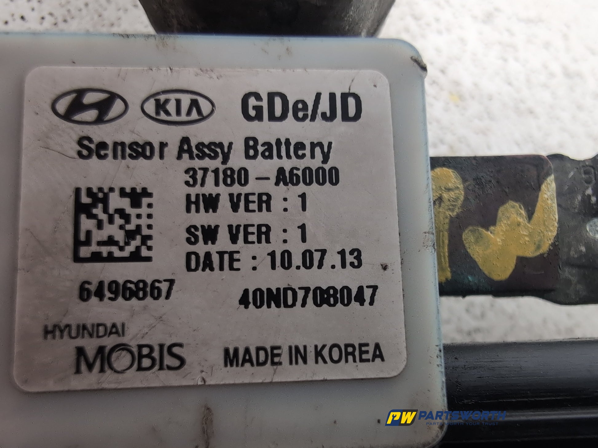Negative battery terminal  6