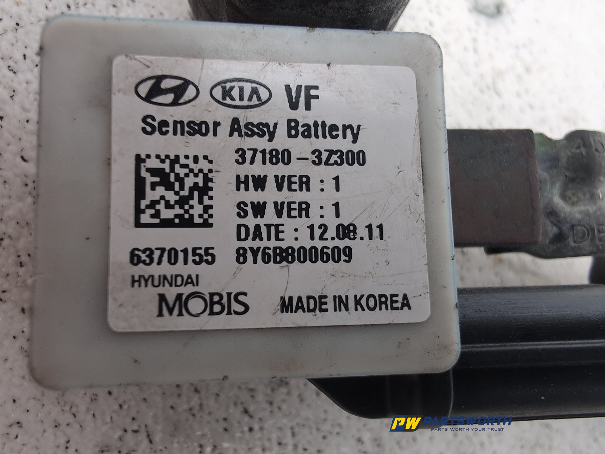 Negative battery terminal  12