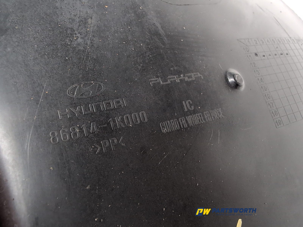 Moulding Wheel Arch Front RH 6