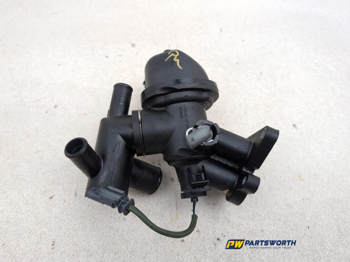Jaguar Xf X260 2.0l Diesel Thermostat Housing G4d38575af 2015-2020 - photo 6