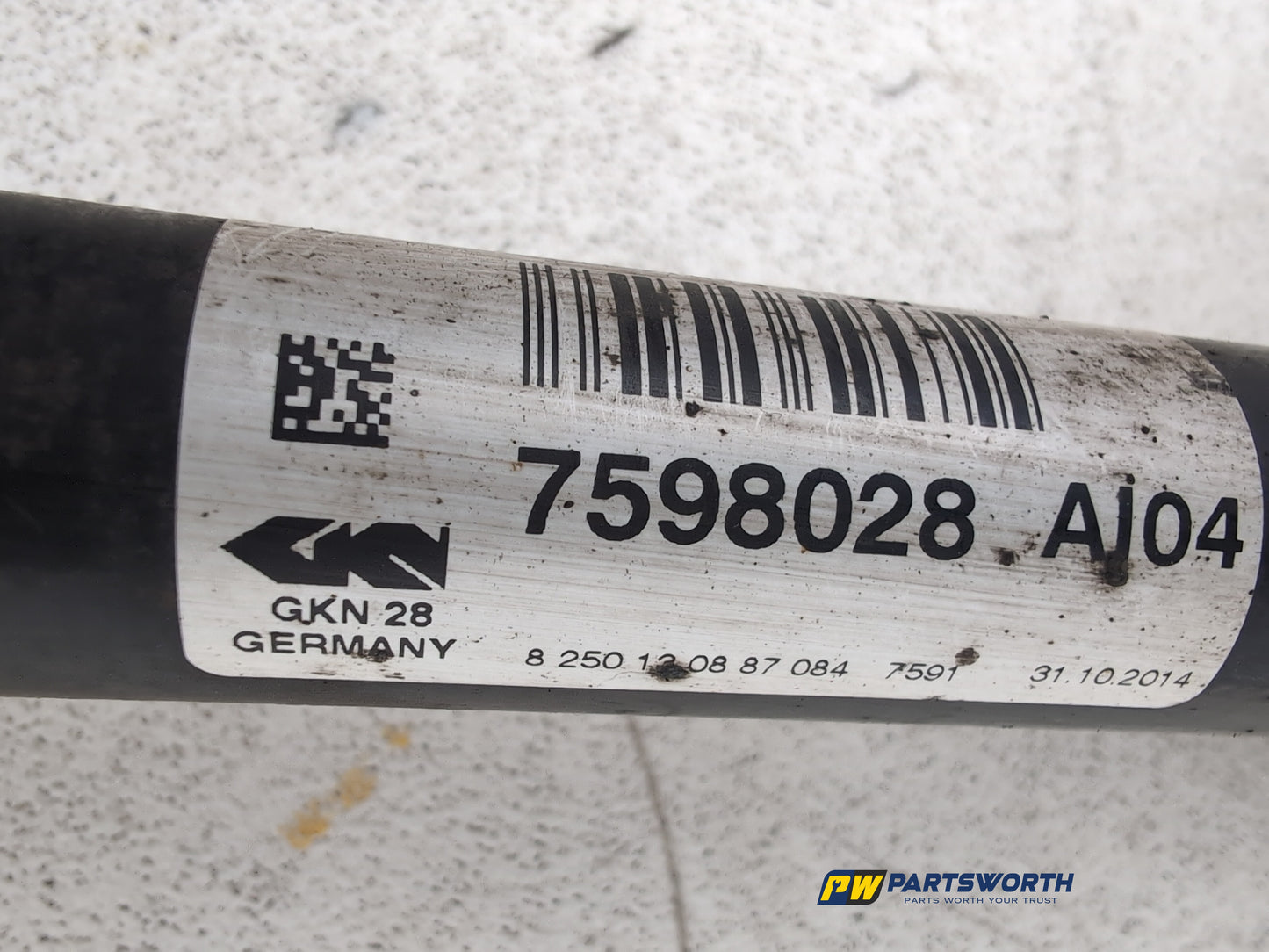 Driveshaft Front RH 7
