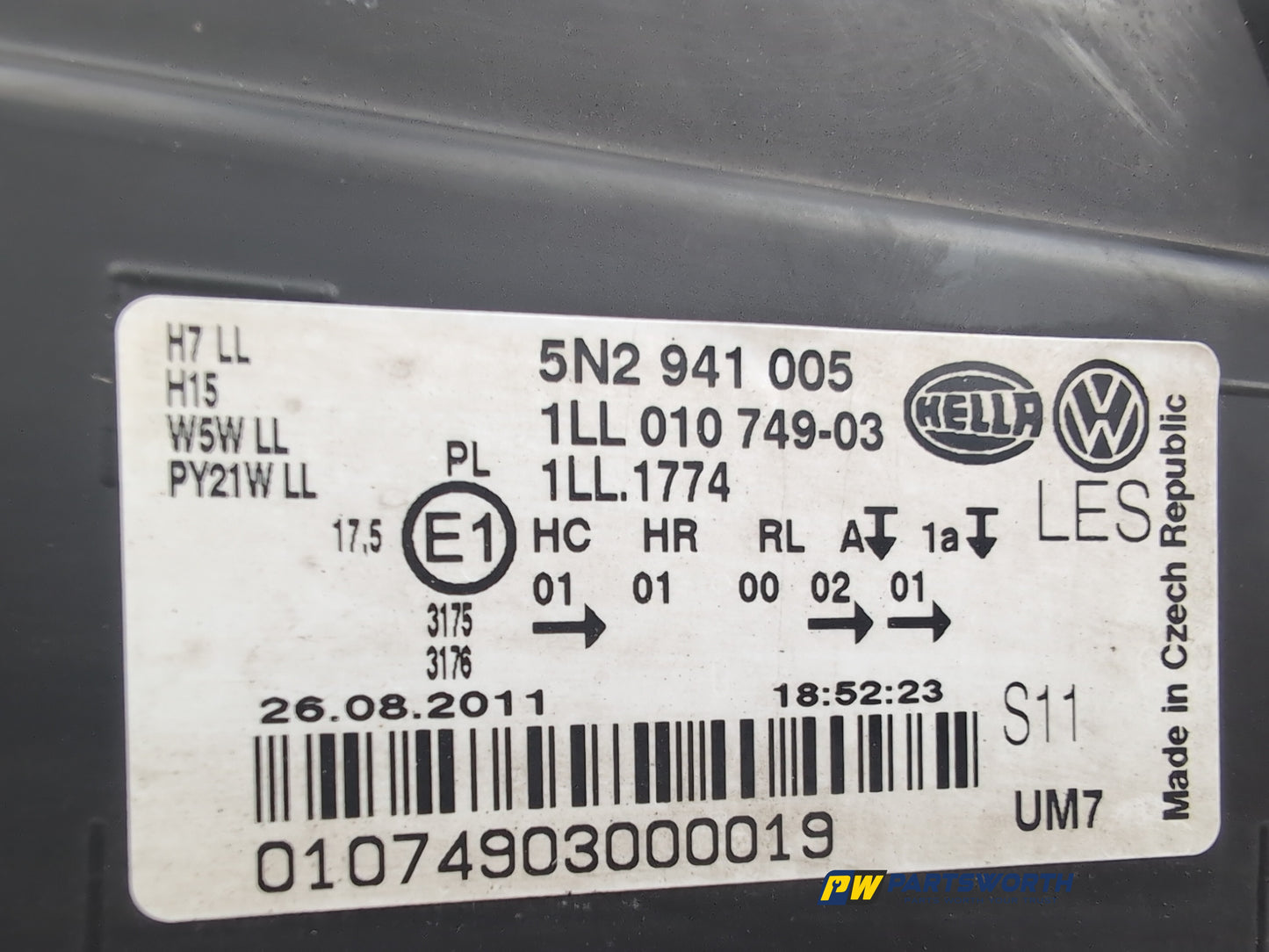 Headlamp LH 7