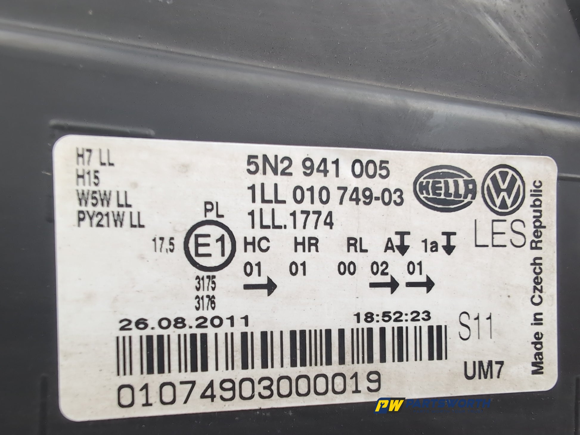 Headlamp LH 7
