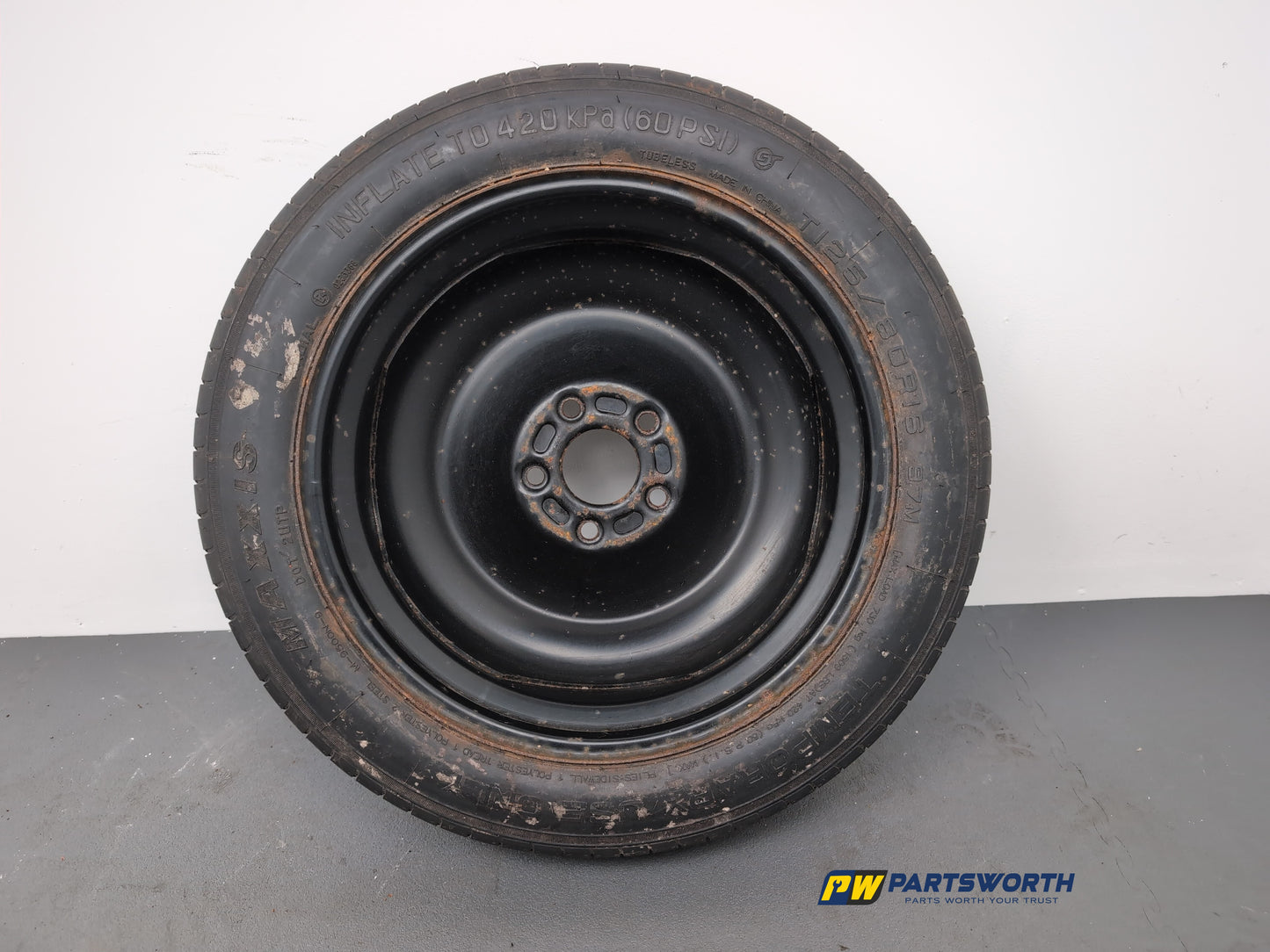 Space Saver Spare Wheel and Tool Kit  7