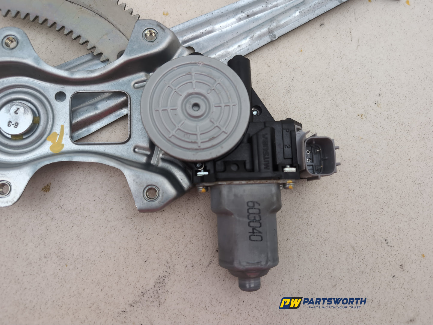 Door Rear Window Regulator LH 13