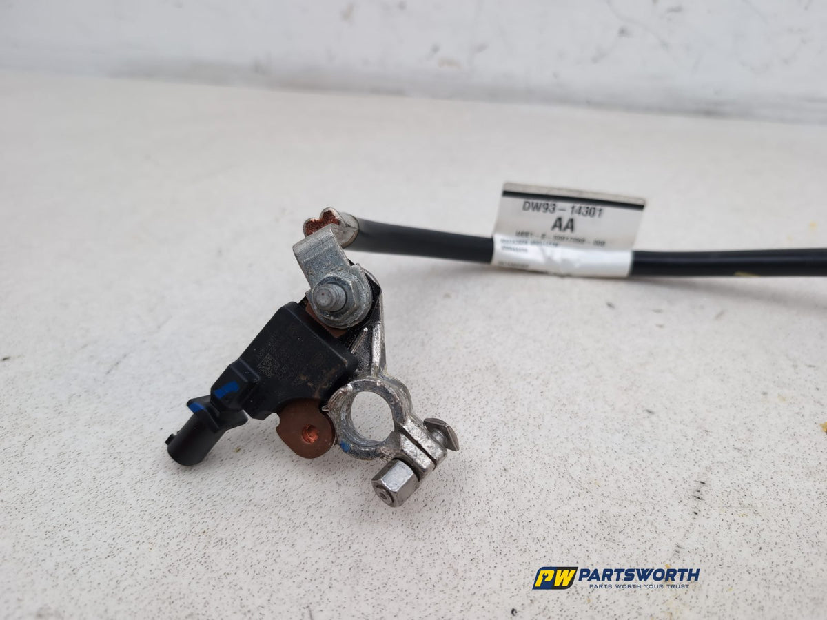 Negative battery terminal  7