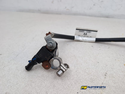 Negative battery terminal  7