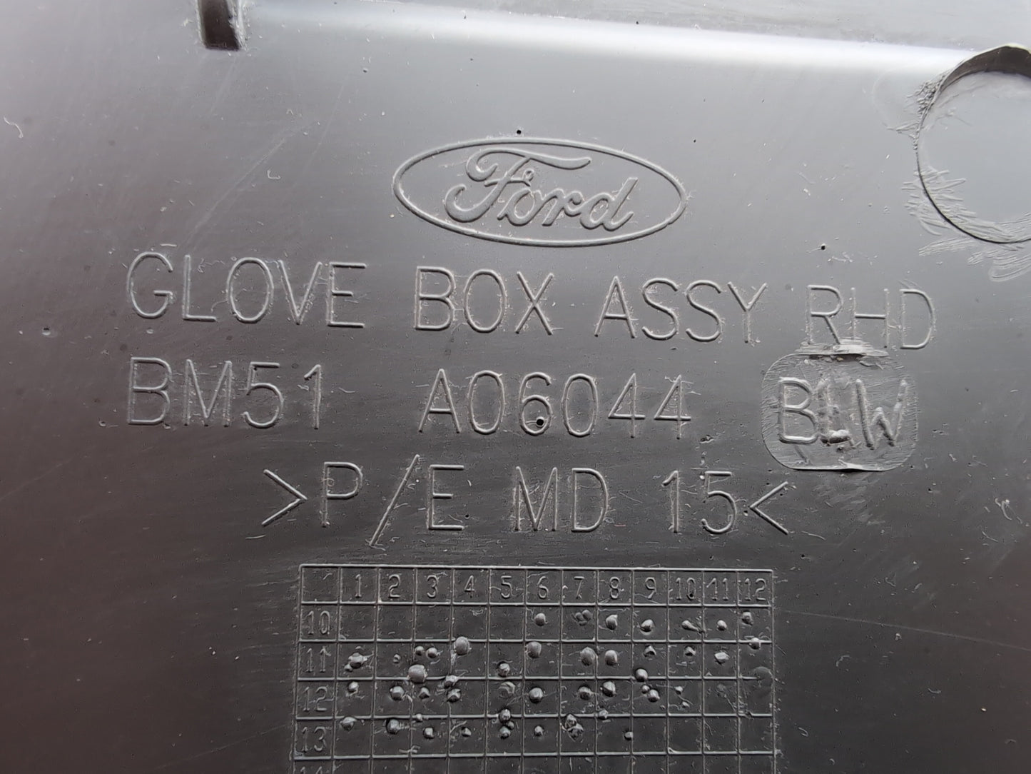 Glove Compartment Assembly 8