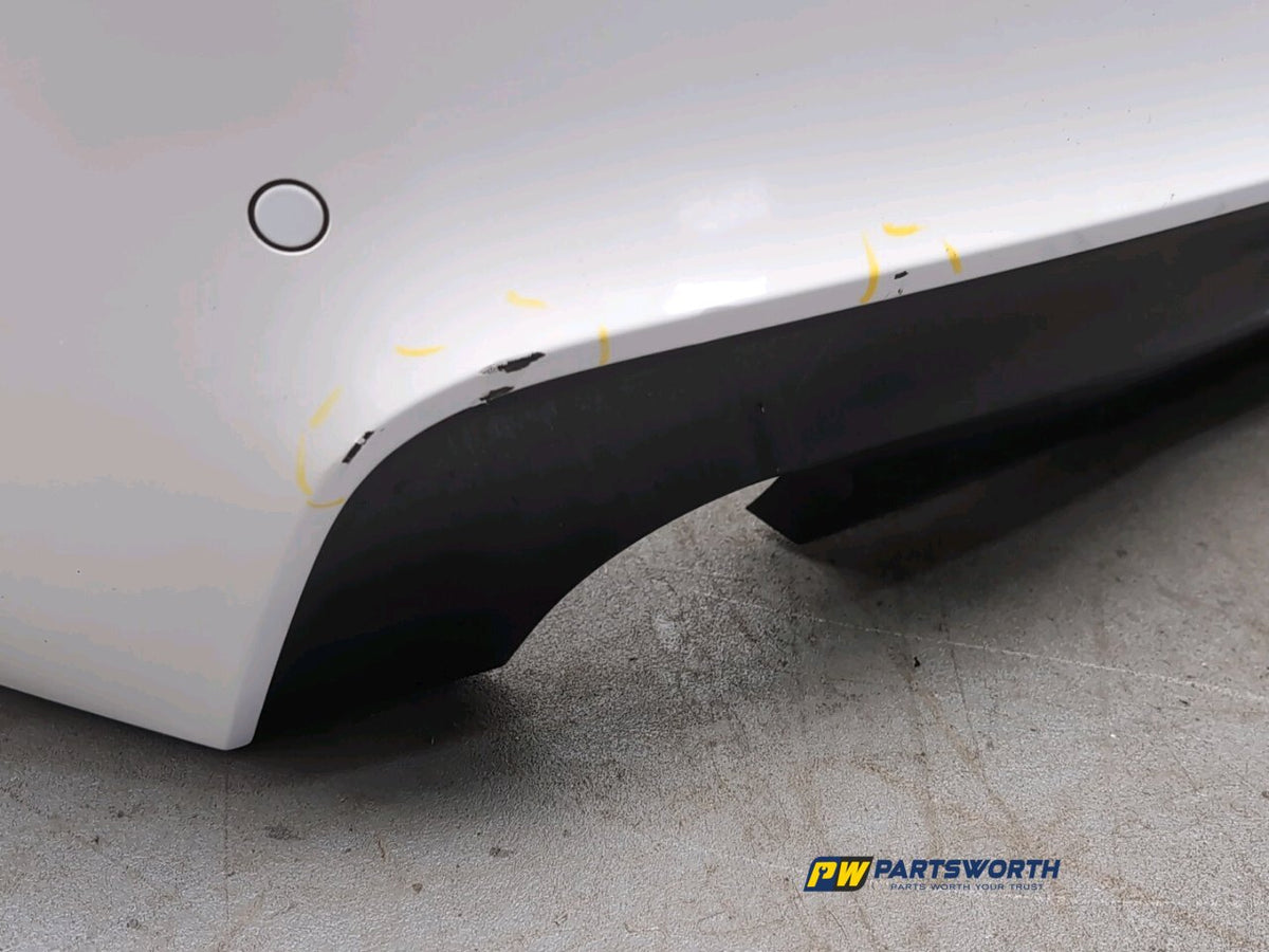 BMW 6 SERIES 640D M SPORT GRAN COUPE F13 ALPINE WHITE 300 REAR BUMPER 2015-2018 5