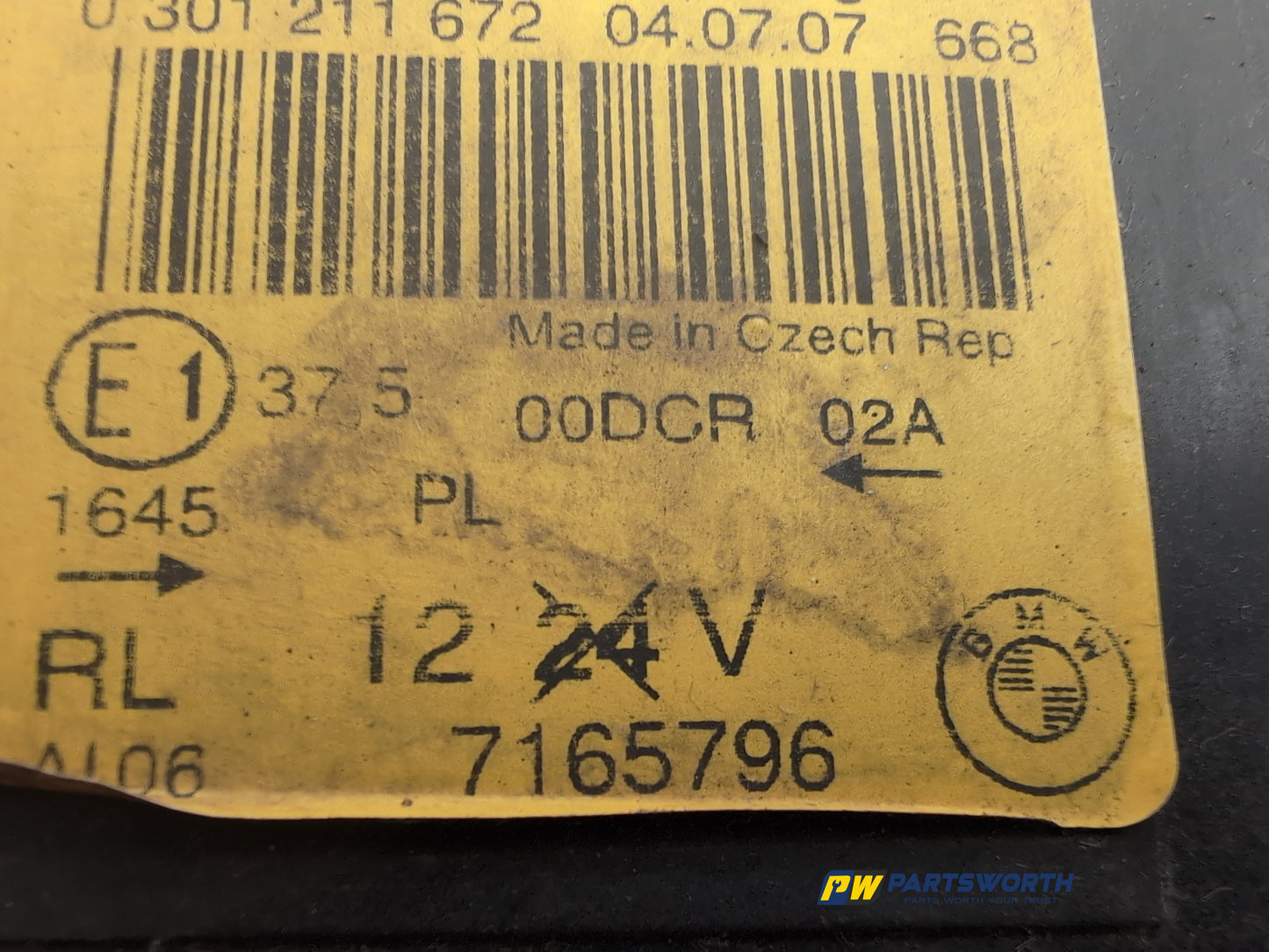 Headlamp RH 11