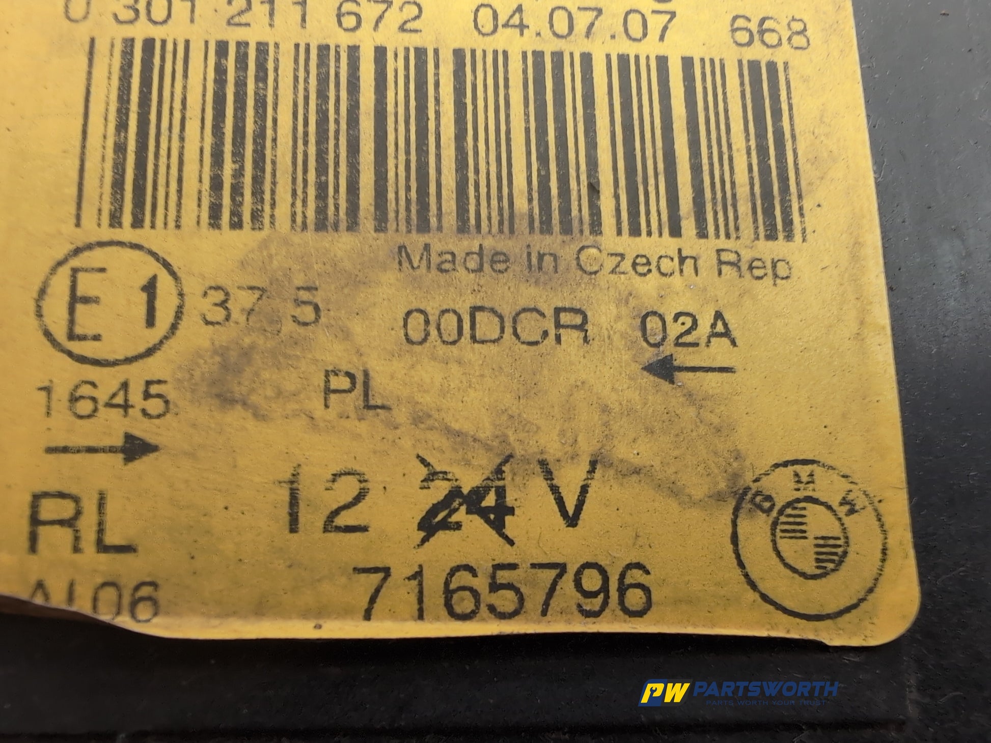 Headlamp RH 11