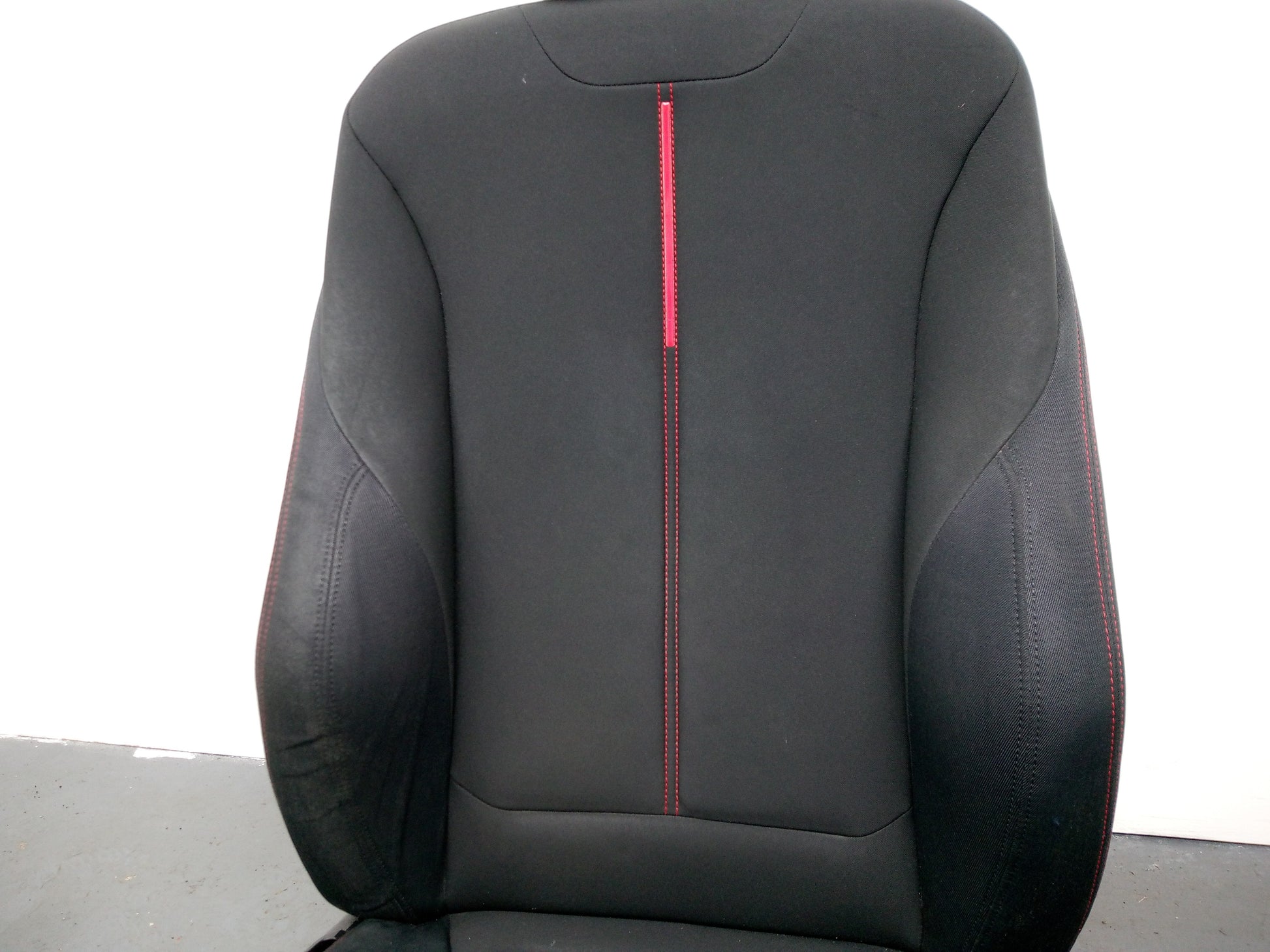 Bmw 1 F20 F21 2011-2015 Drivers O/S Black Front Seat Memory Red Stitching - photo 5