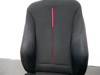 Bmw 1 F20 F21 2011-2015 Drivers O/S Black Front Seat Memory Red Stitching - photo 5
