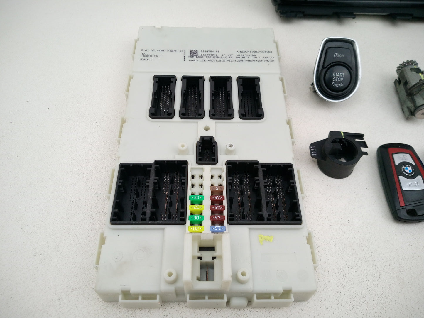 Bmw 1 Series F20 F21 Ecu Kit Fem Bcm Module Key 116i N13 1.6 Petrol Manual 11-15 - photo 5