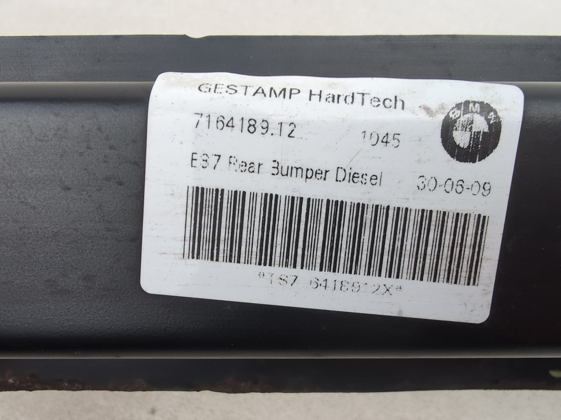 Bumper Rear Reinforcement 11