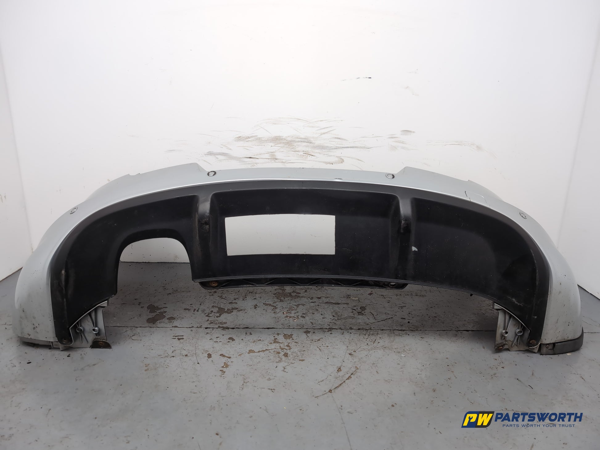 Volkswagen Tiguan Rline Tdi Rear Bumper Reflex Silver Metallic La7w - photo 5