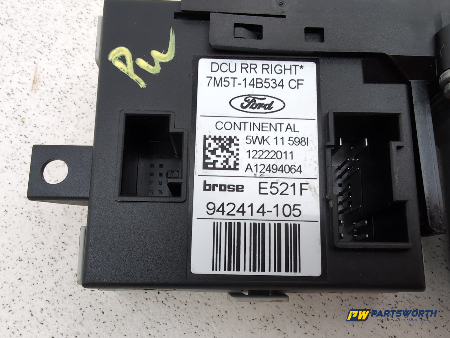 Door Rear Window Regulator RH 5