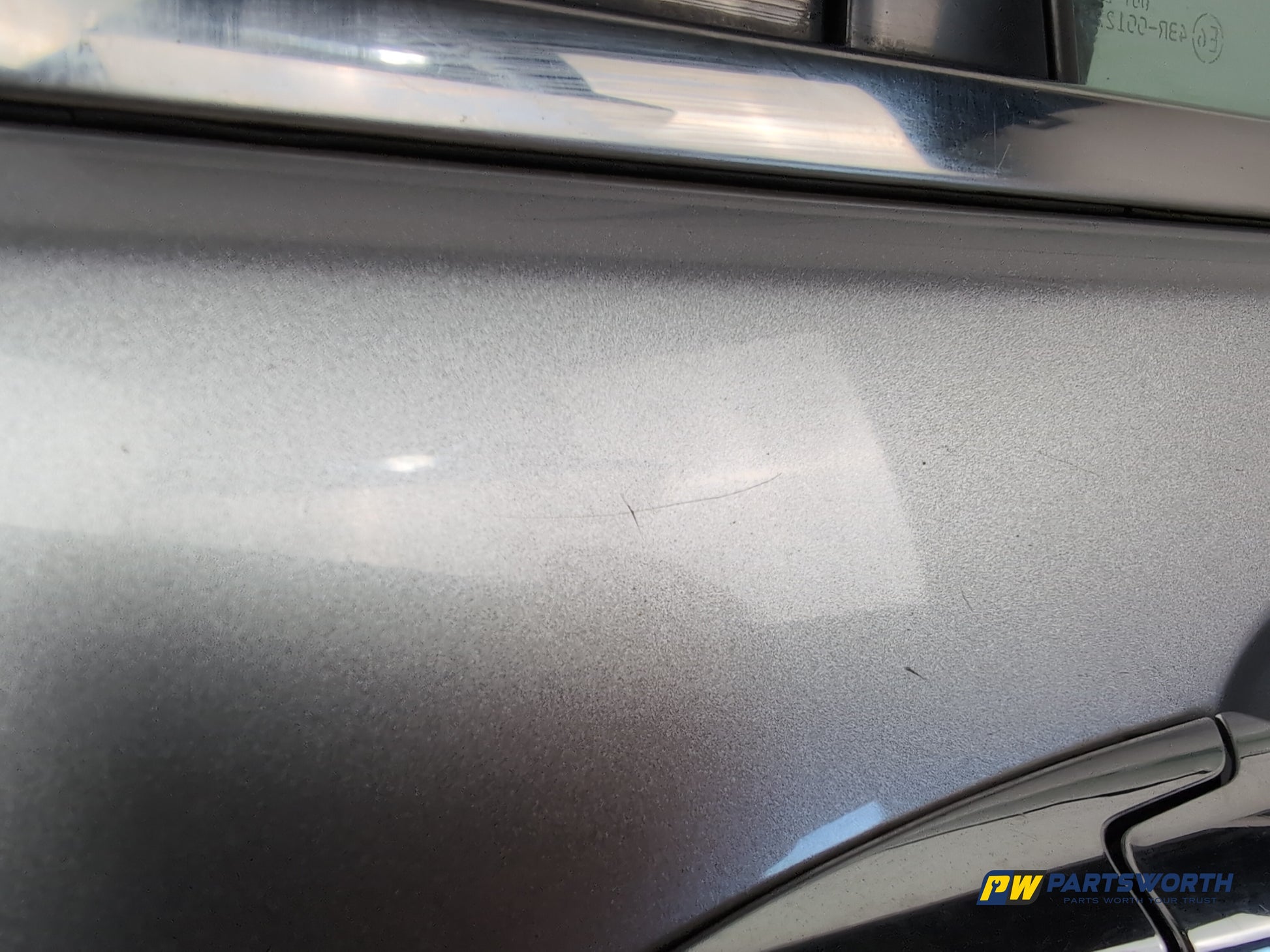 Honda Accord Ex I-Vtec Door Rear Rh Silver Nh-700m 2008-2012 - photo 5