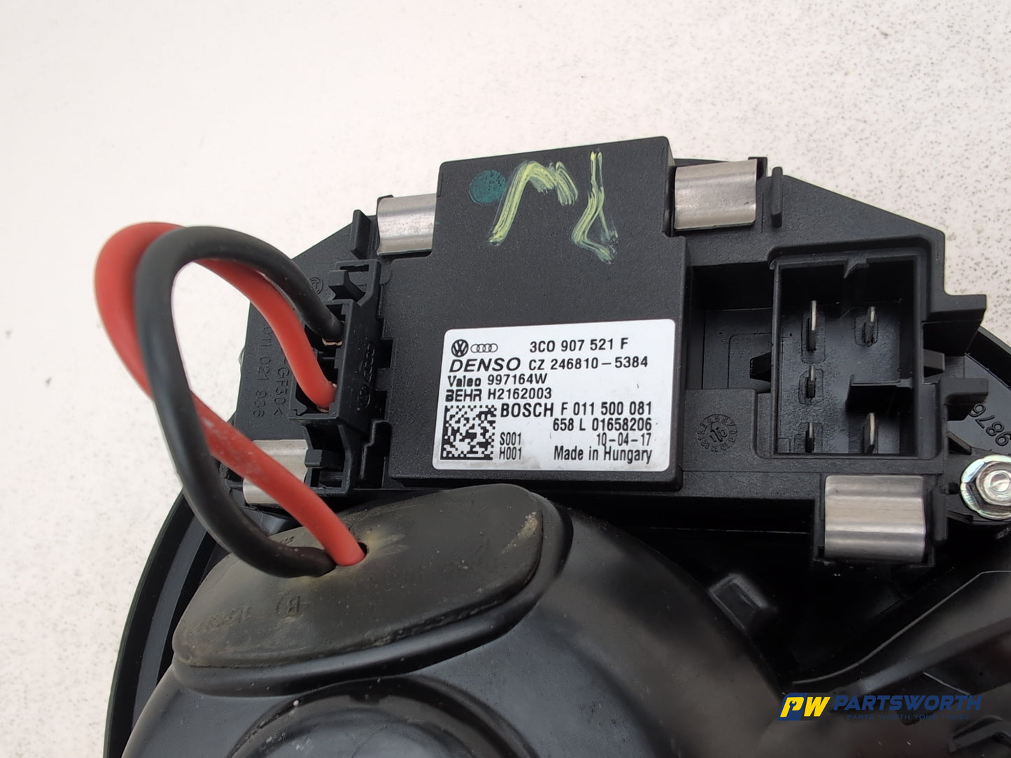 Audi A3 Sport Tfsi Heater Blower Motor 3c0907521f 2003-2012 - photo 5