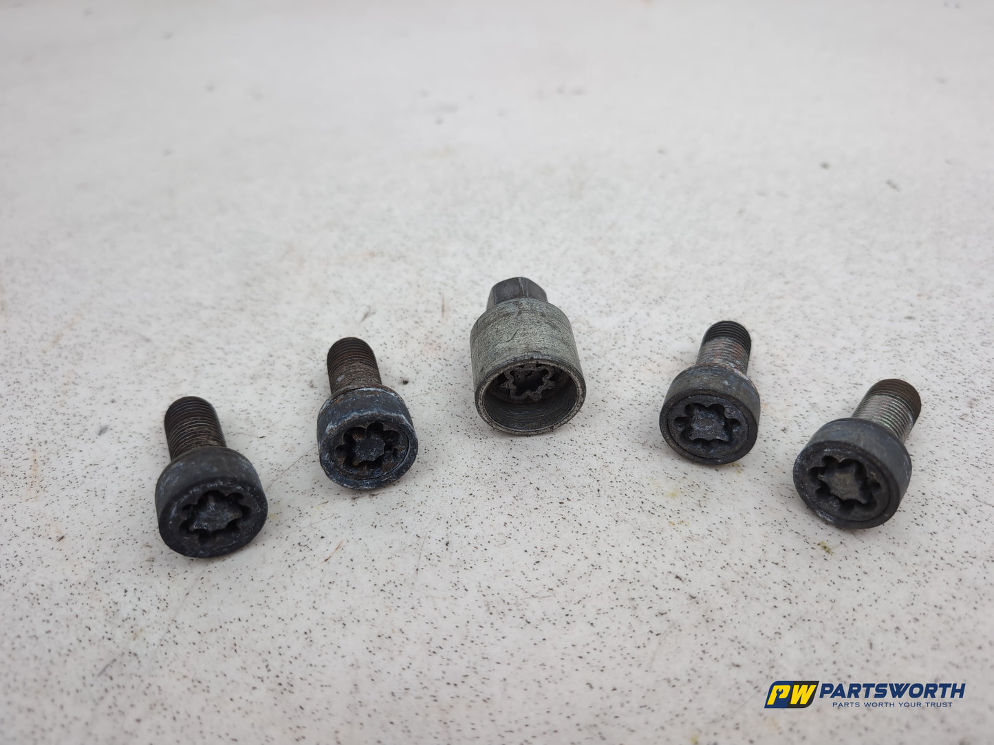 Audi A6 Se Tdi Quattro A Wheel Locking Nut Bolt Set 2005-2011 - photo 5