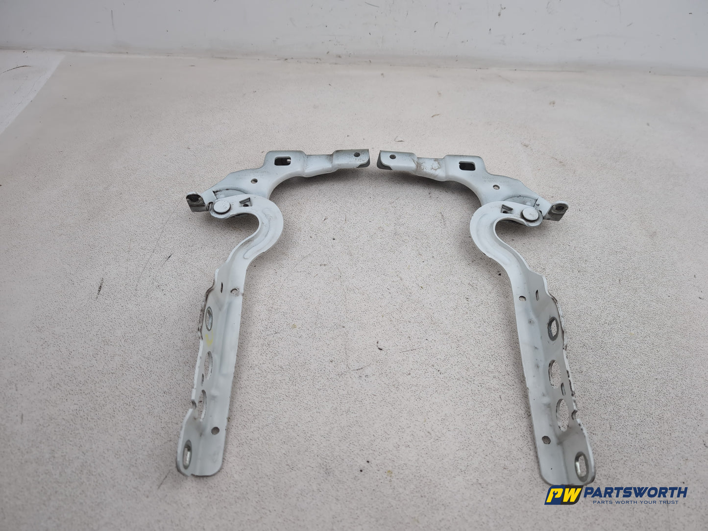 Citroen C4 Vtr+ Hdi Bonnet Hinges Pair White Ewp 2010-2013 - photo 5
