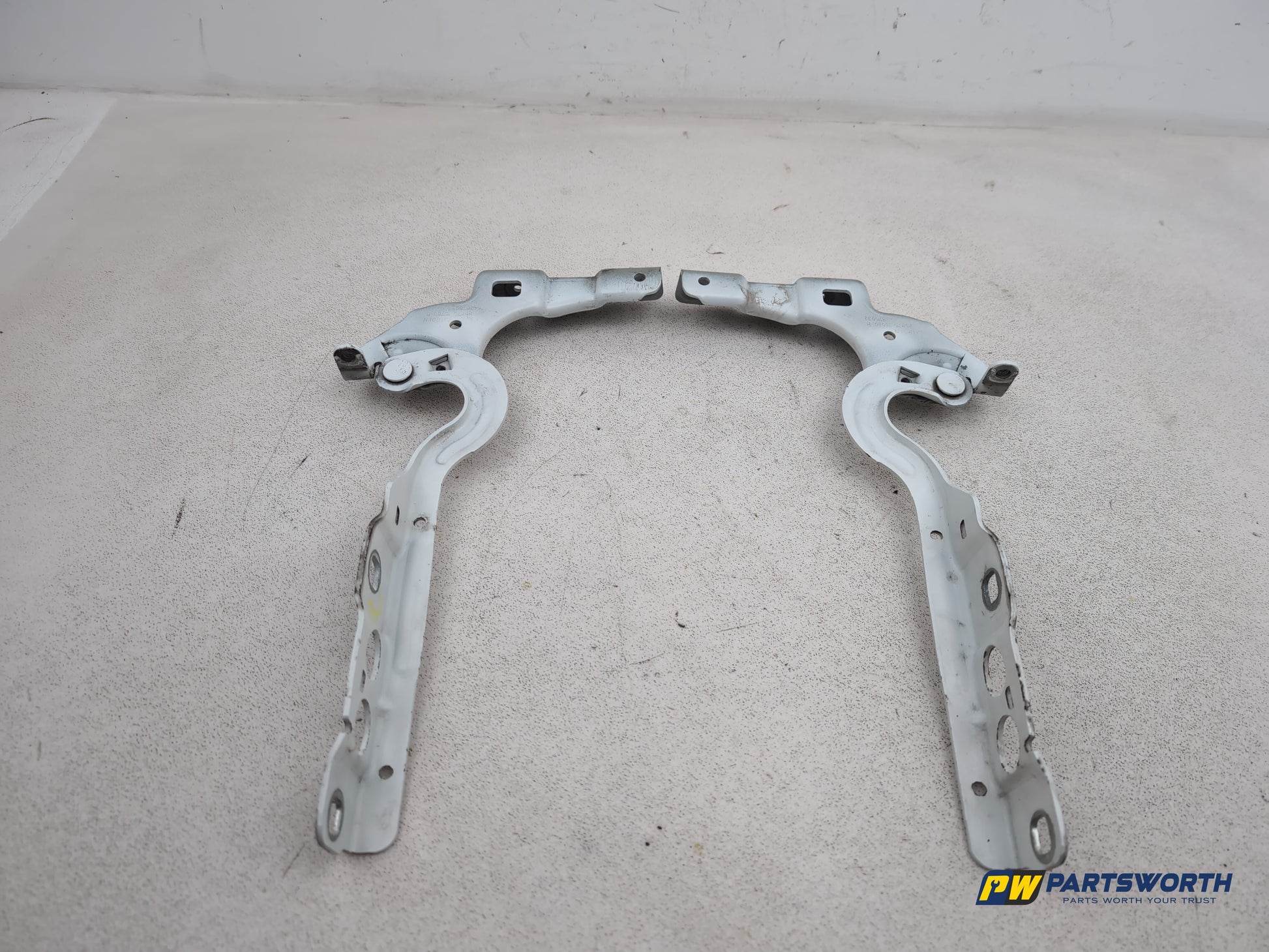Citroen C4 Vtr+ Hdi Bonnet Hinges Pair White Ewp 2010-2013 - photo 5