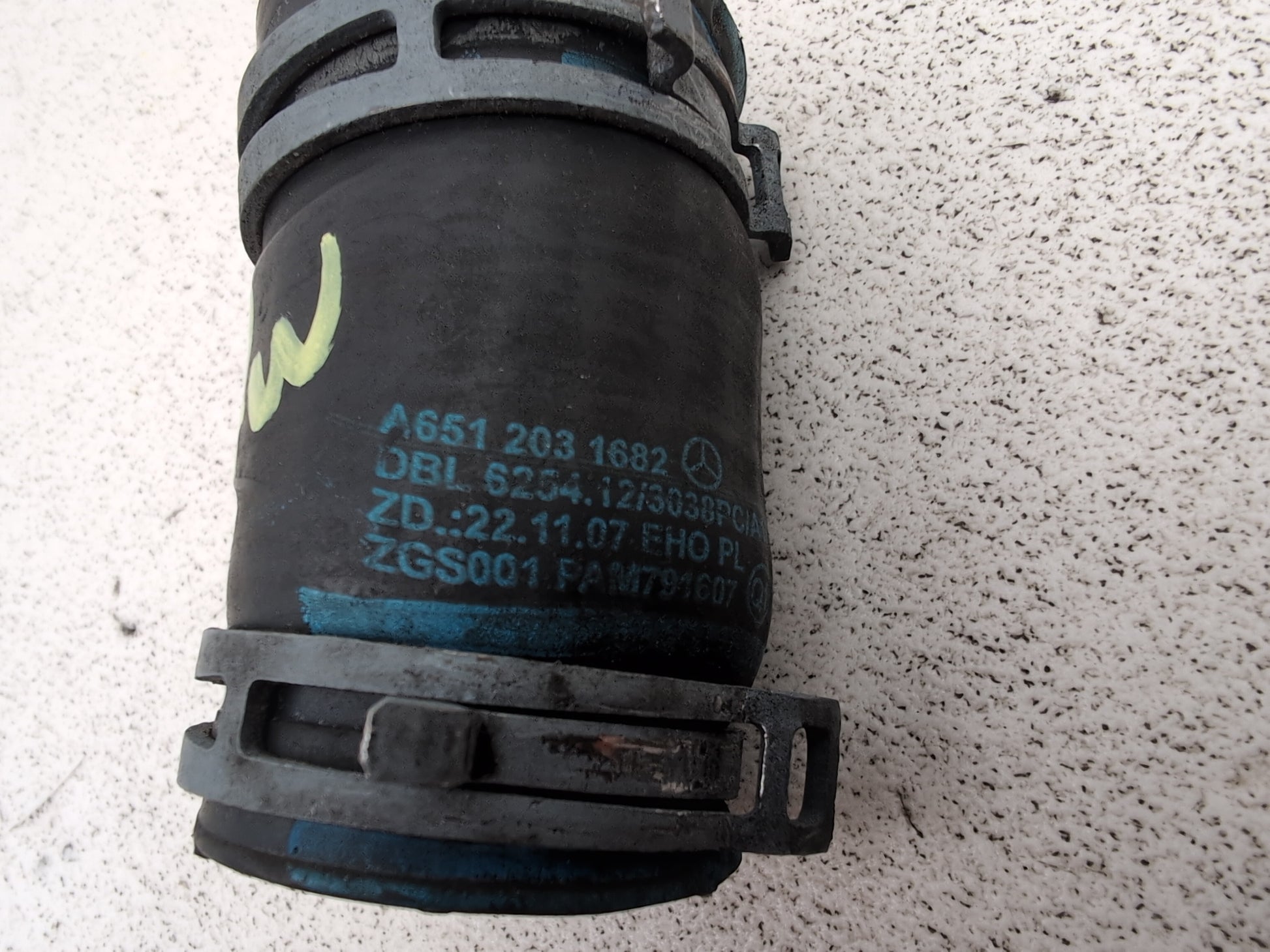 Mercedes-Benz C250 Amg Sport Ed125 Water Cooling Coolant Pipe Hose A6512031682 - photo 5