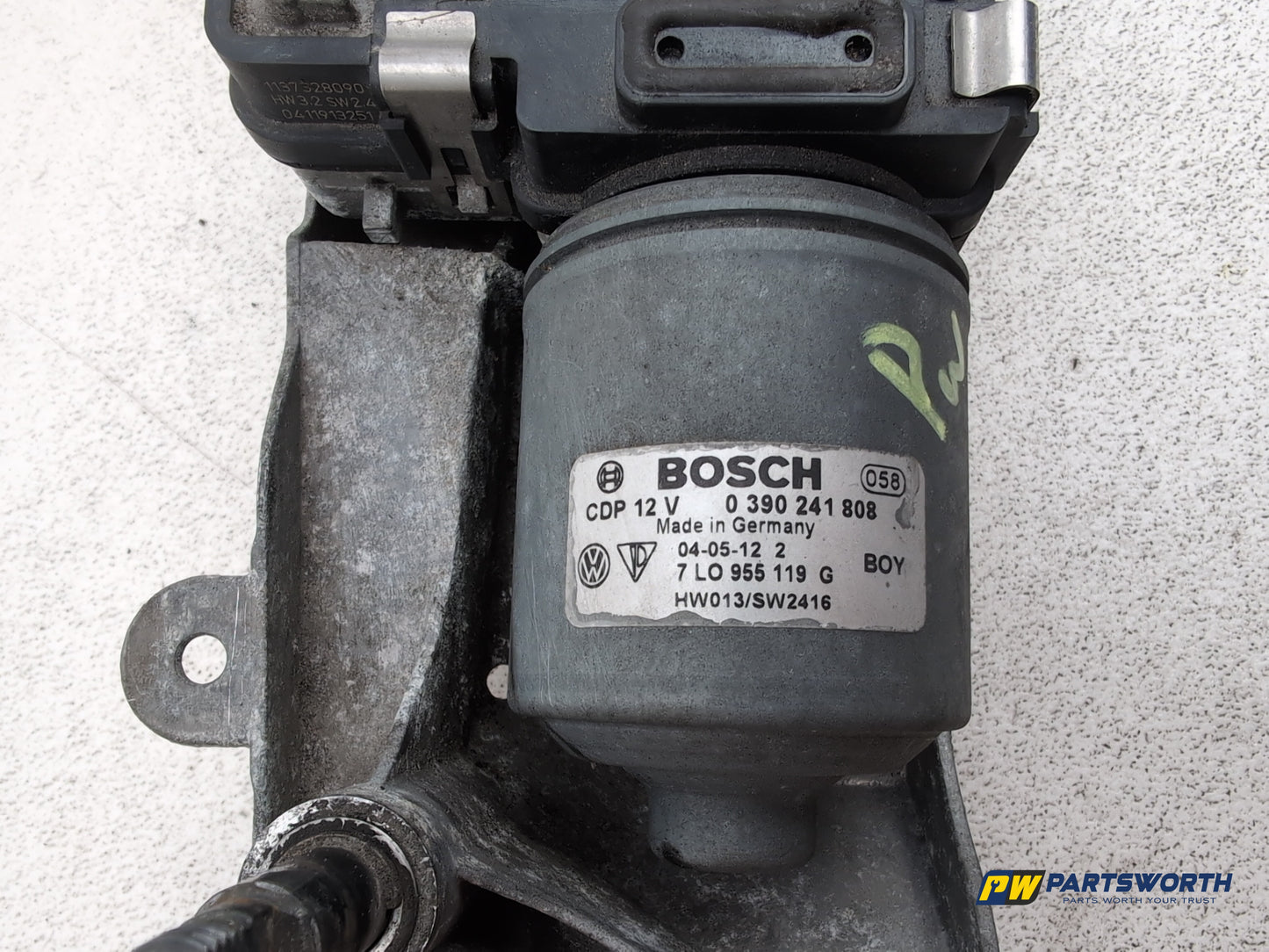 Porsche Cayenne Tiptronic S Front Wiper Motor & Mechanism / Linkage 7l0955119 - photo 5