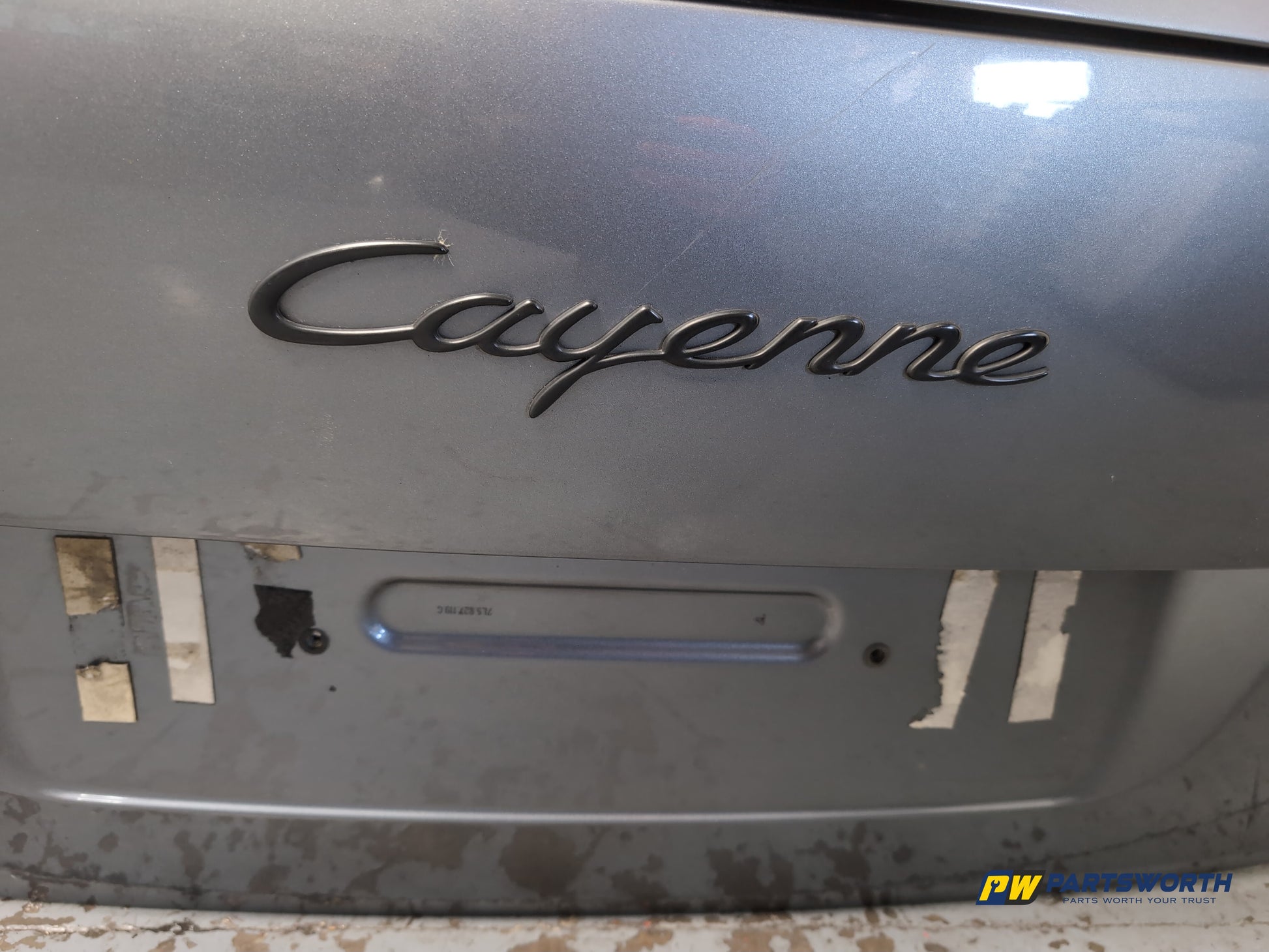 Porsche Cayenne Tiptronic S Boot Lid Silver Ld7z 2003-2010 - photo 5