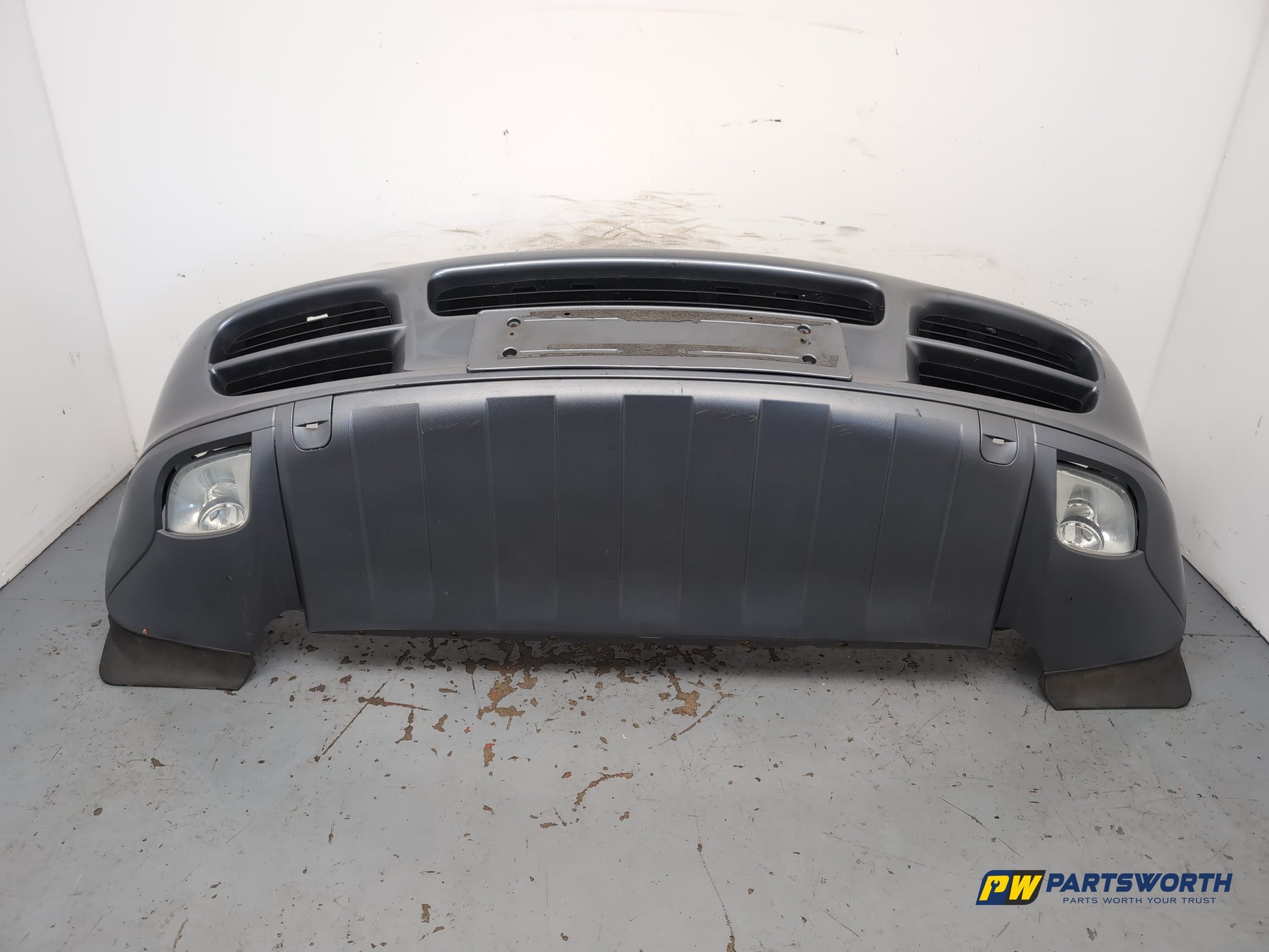 Porsche Cayenne Tiptronic S Front Bumper Silver Ld7z 2003-2010 - photo 5