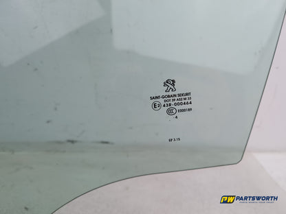 Peugeot 208 Active Door Glass Front Lh Passenger Side 2012-2017 - photo 5