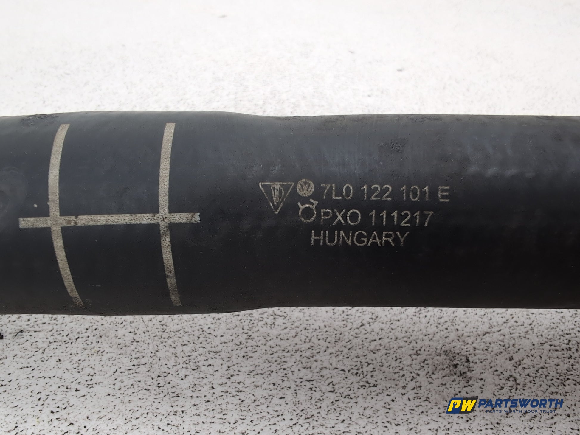 Porsche Cayenne Tiptronic S Radiator Coolant Water Pipe Top Hose 7l0122101e - photo 5