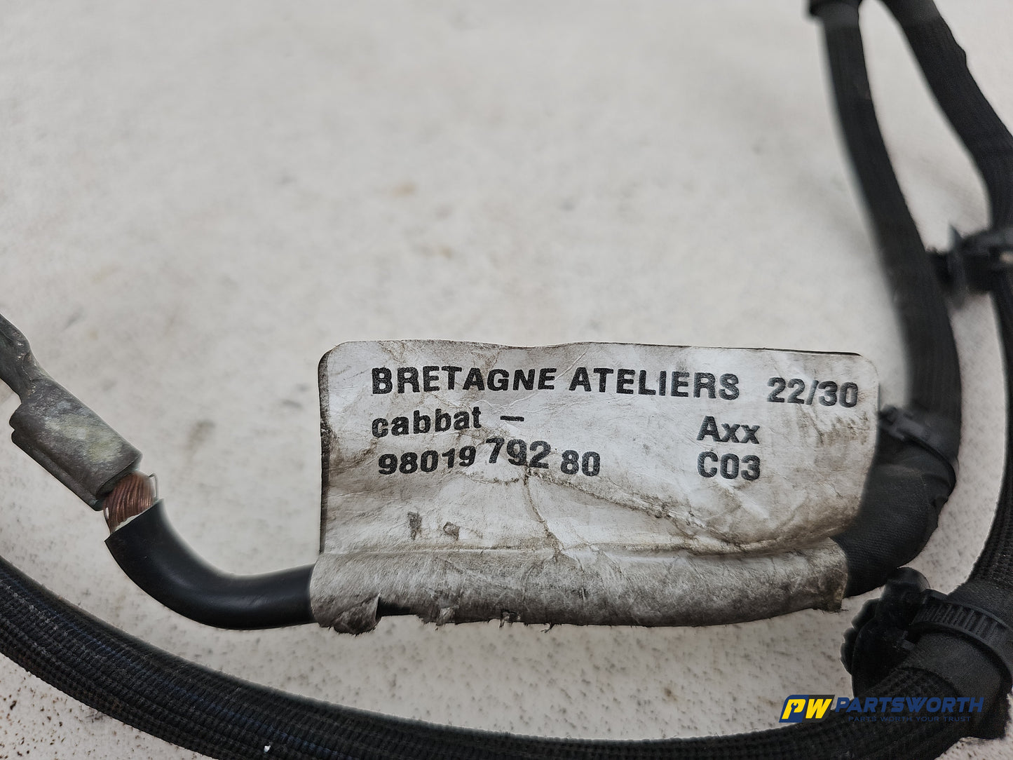 Citroen C3 Edition Puretech Negative Battery Terminal 9801979280 2009-2016 - photo 5