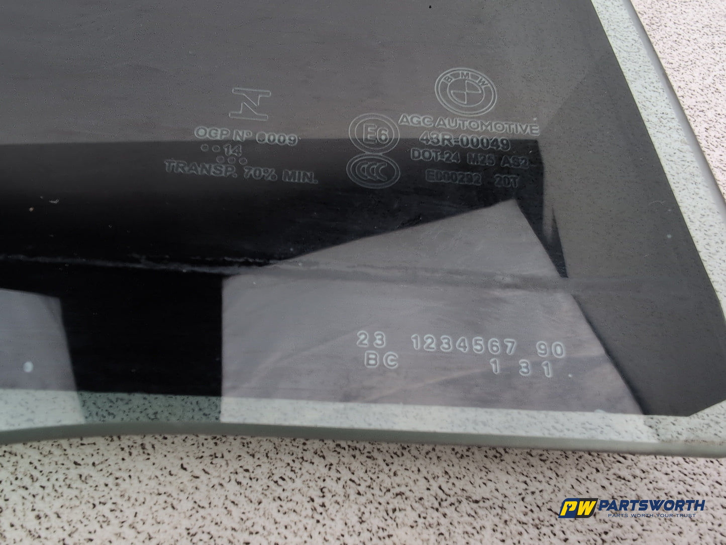 Bmw 520d Se Door Glass Rear Rh Driver Side 2013-2017 - photo 5