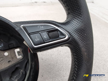 Audi A4 S Line Black Edit Tdi Quat Multifunction Steering Wheel 8k0419091cn - photo 5