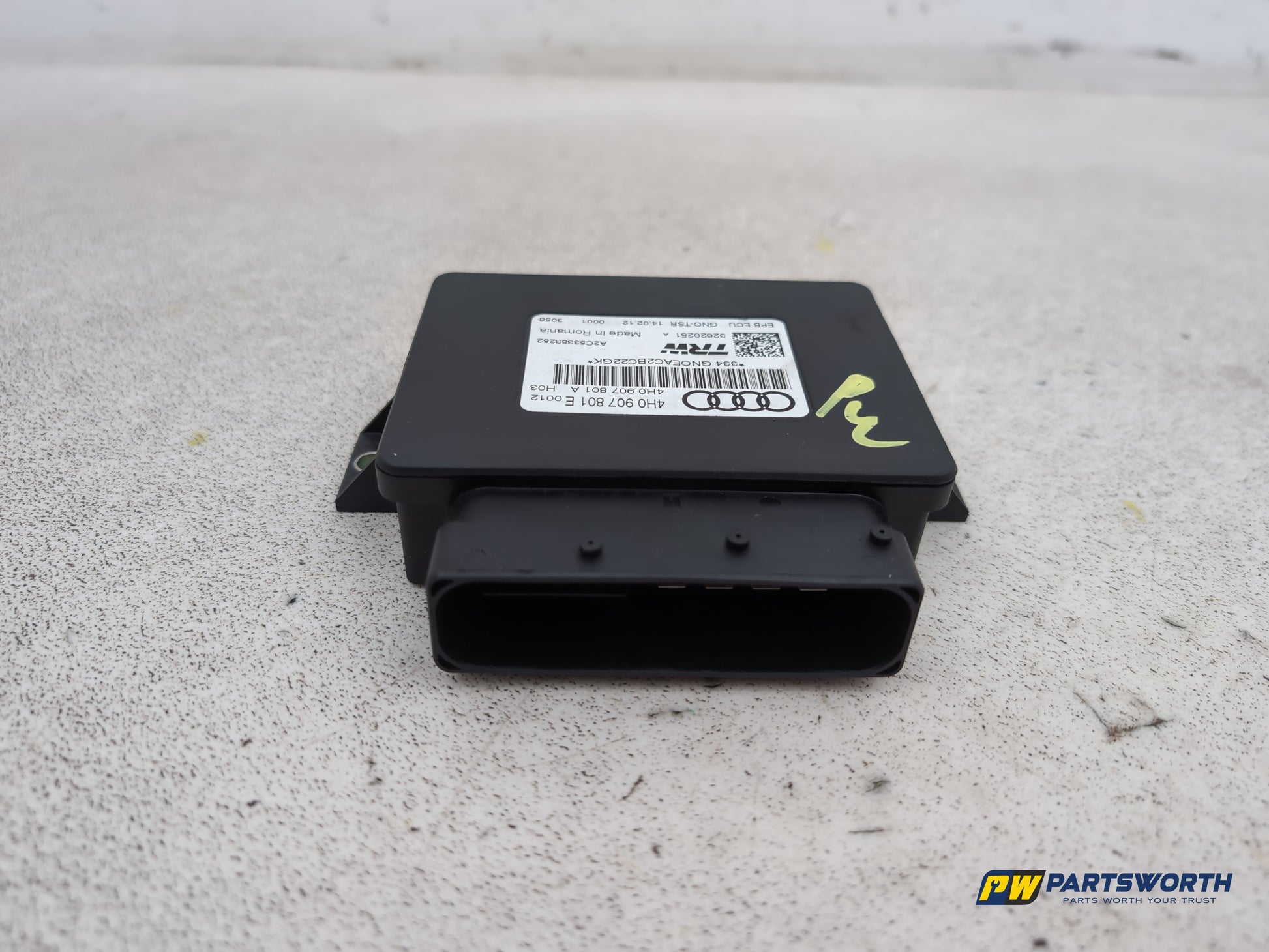 Audi A6 Se Tdi Quattro Auto Hand Brake Control Module Ecu 4h0907801e 2011-2012 - photo 5