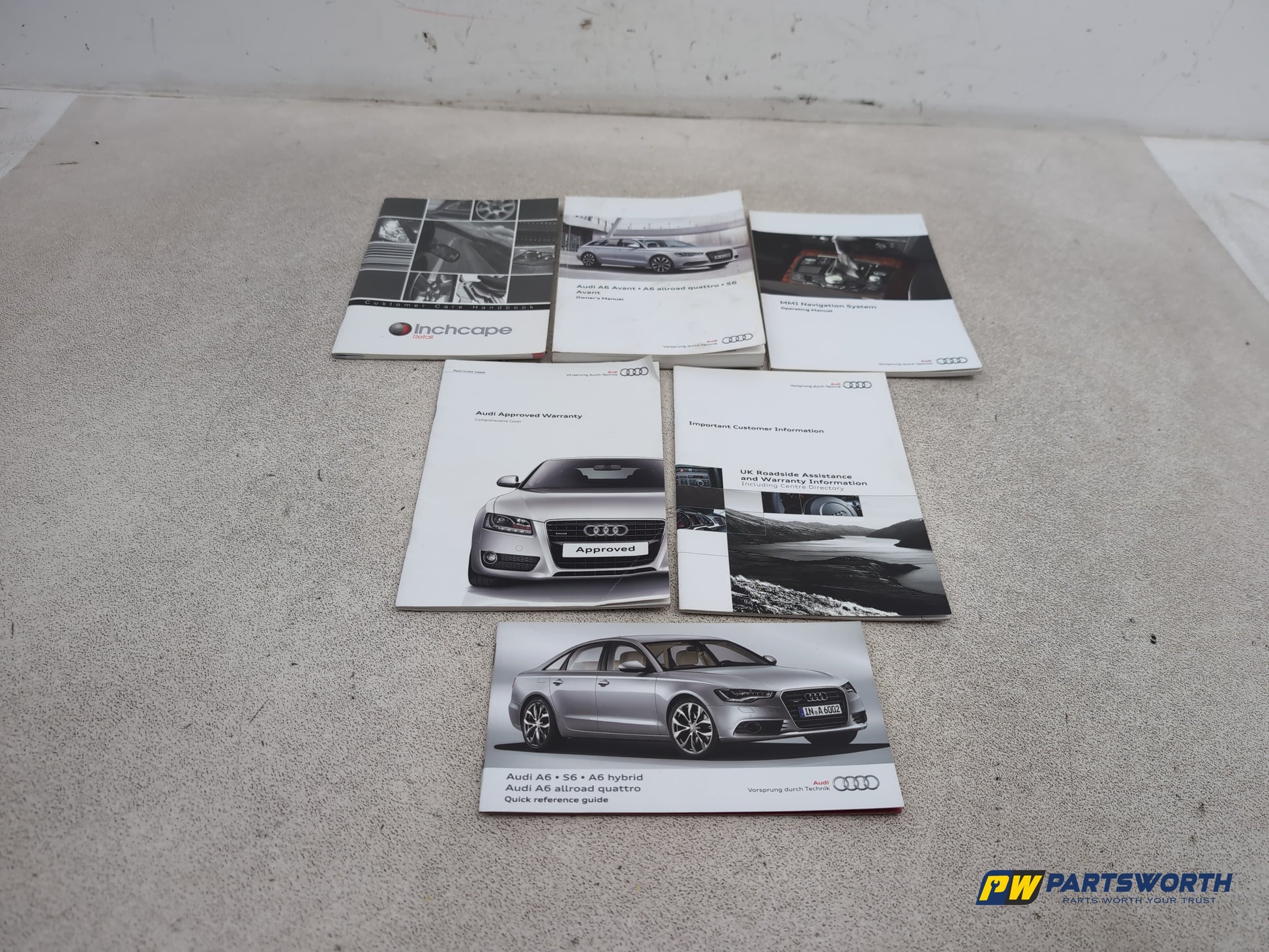 Audi A1 A2 A3 A4 A5 A6 A7 A8 Q2 Q3 Q4 Q5 Q6 Q7 Owners Handbook Document Wallet - photo 5