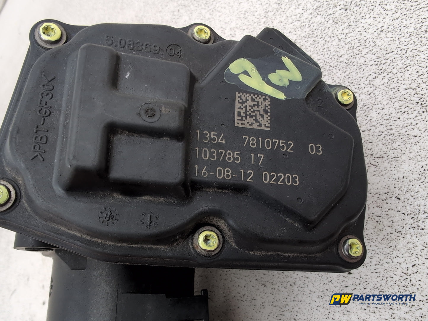 Bmw 5 Series F10 Throttle Body 7810752 2013-2017 - photo 5