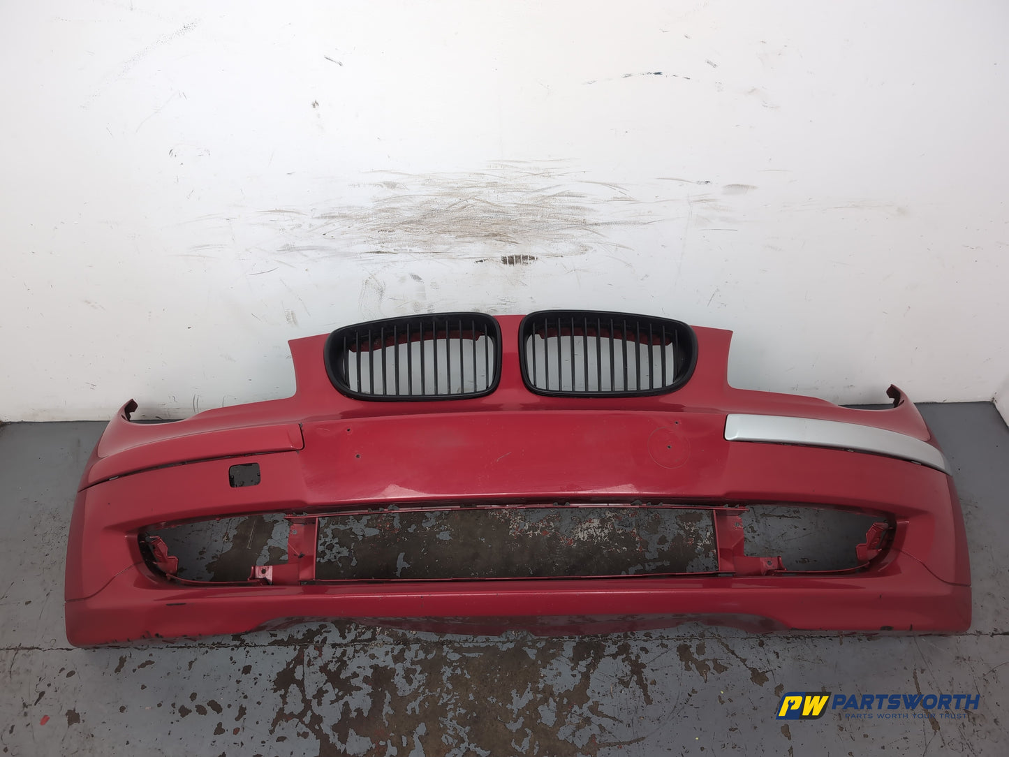 Bmw 118d Se Auto Fron Bumper Red 2007-2009 - photo 7