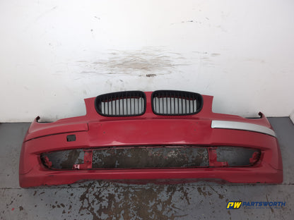 Bmw 118d Se Auto Fron Bumper Red 2007-2009 - photo 7