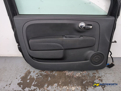 Fiat 500 Pop Front Door Lh Passenger Side White/Black C175 Dual Color 2007-15 - photo 10